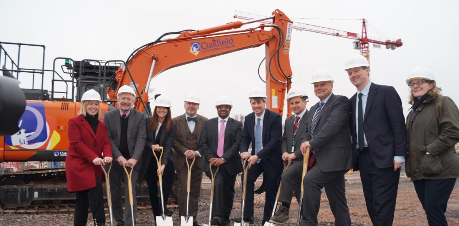 Space Park Leicester groundbreaking