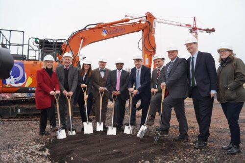 Space Park Leicester groundbreaking