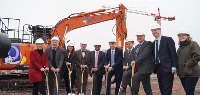Space Park Leicester groundbreaking