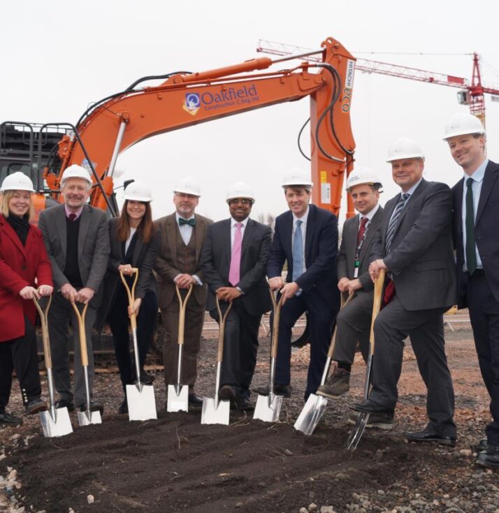 Space Park Leicester groundbreaking