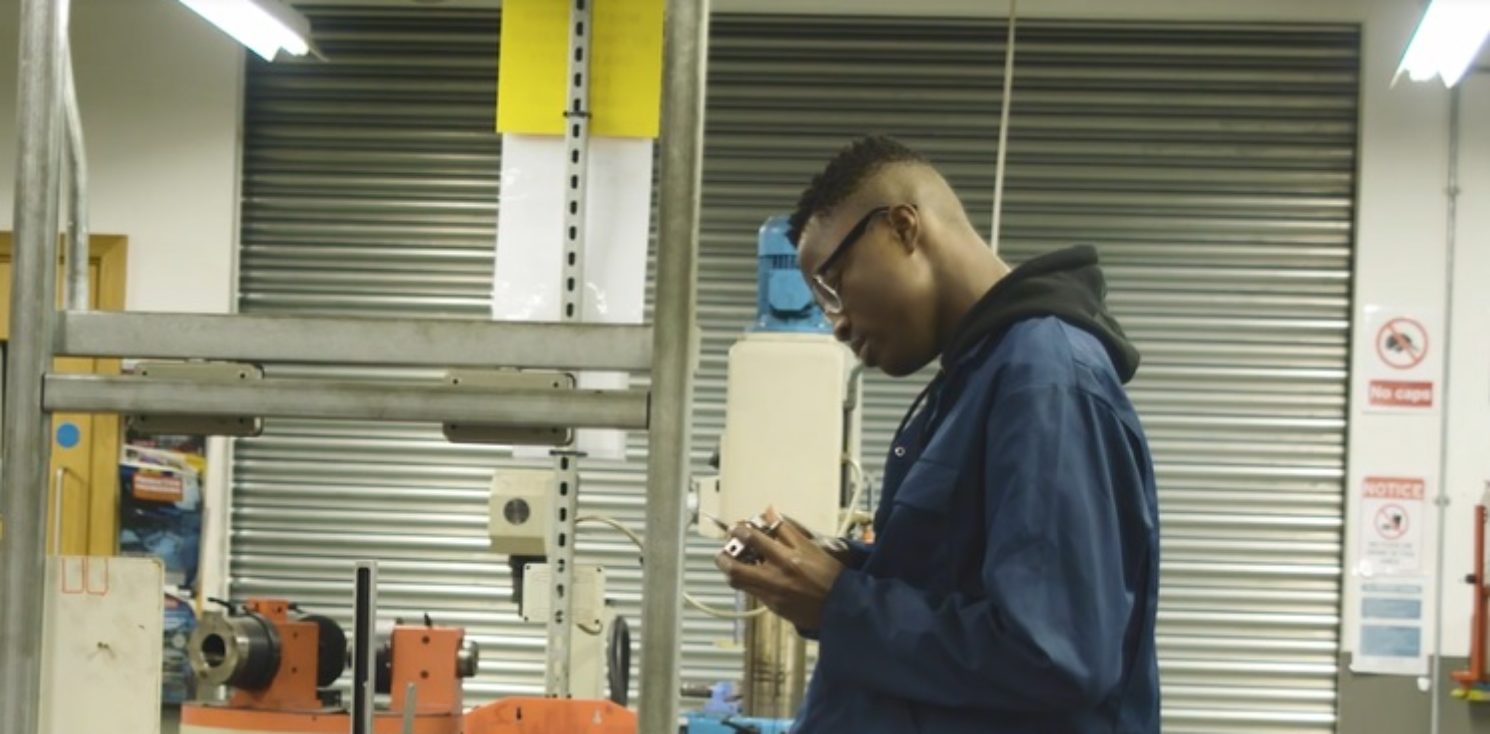 Antoine Akouete-Kuevy, young engineer