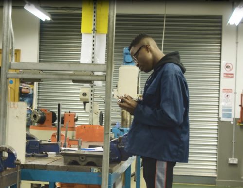 Antoine Akouete-Kuevy, young engineer