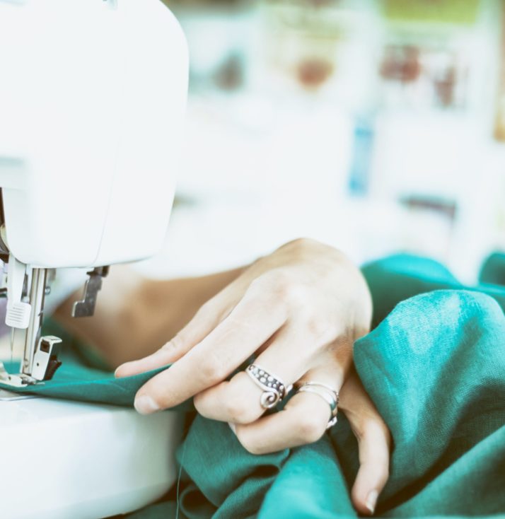 Sewing machine textiles