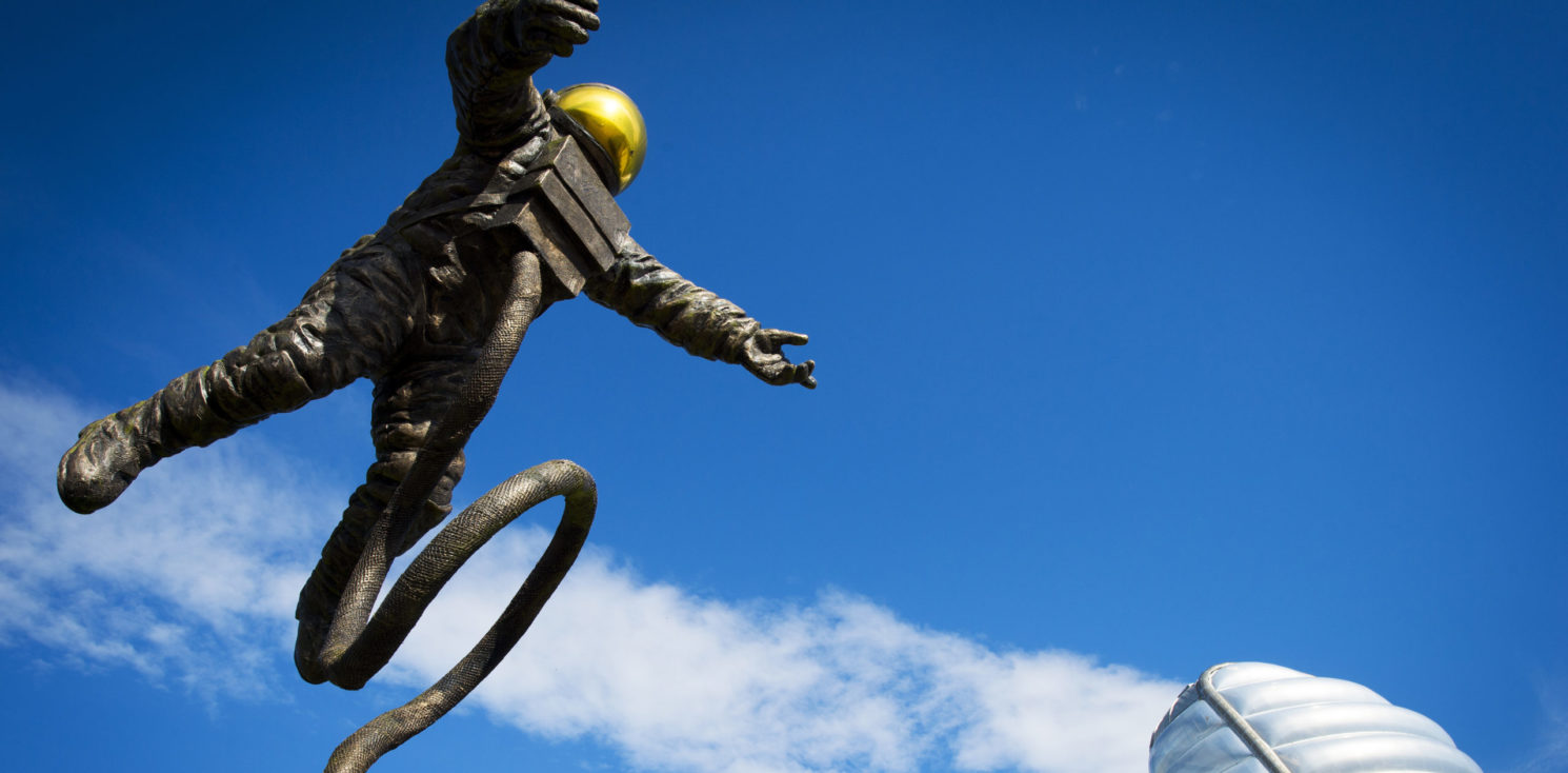 National Space Centre Tower and Astronaut