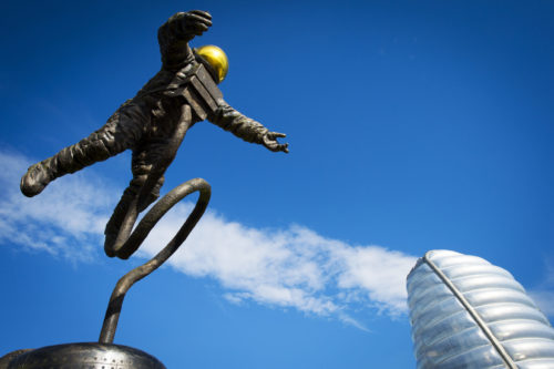 National Space Centre Tower and Astronaut