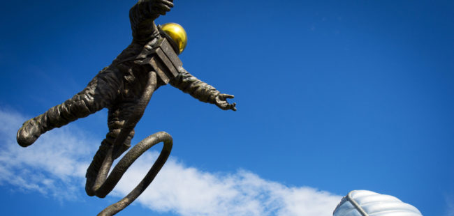 National Space Centre Tower and Astronaut