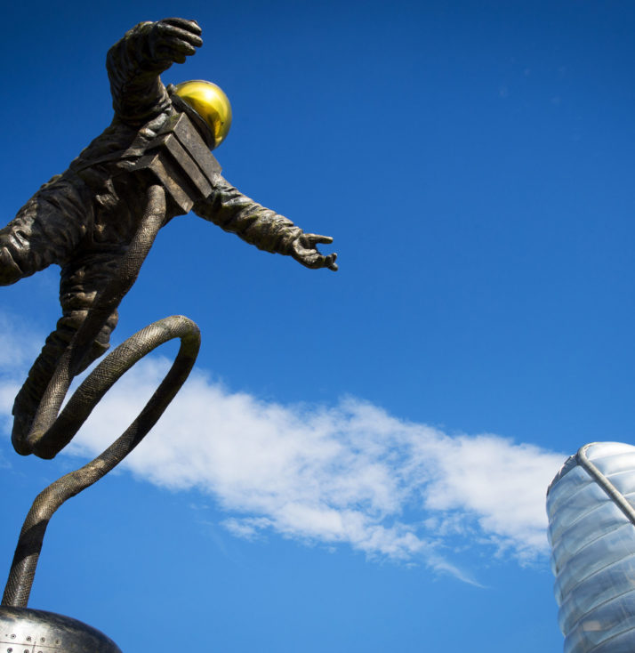 National Space Centre Tower and Astronaut