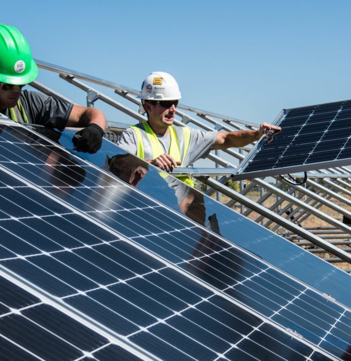 Installing solar panels