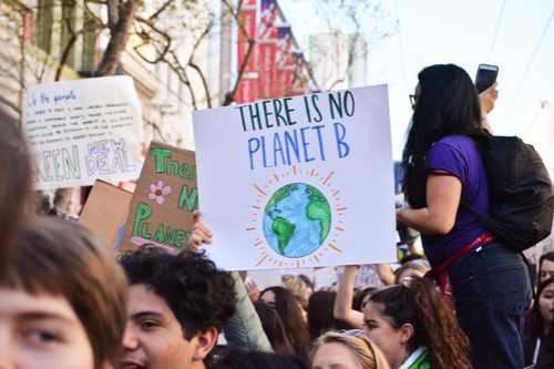 No Planet B sign
