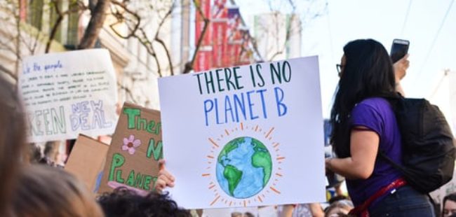 No Planet B sign