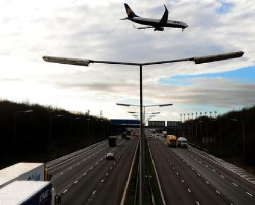 EMA plane landing
