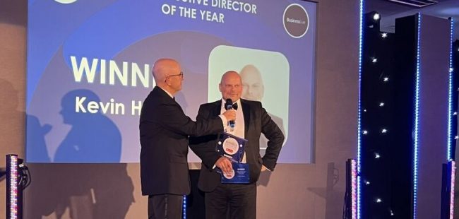 Kevin Harris wins Non Exec of the Year 2021