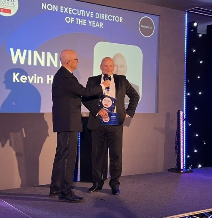 Kevin Harris wins Non Exec of the Year 2021