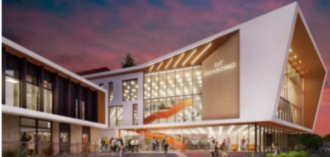 Architectural impression of the new Institute of Technology building