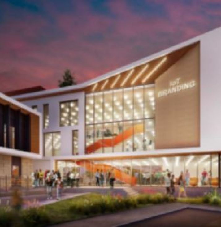 Architectural impression of the new Institute of Technology building