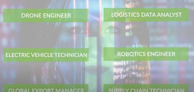 A list of Logistics Job Titles and somebody looking at them